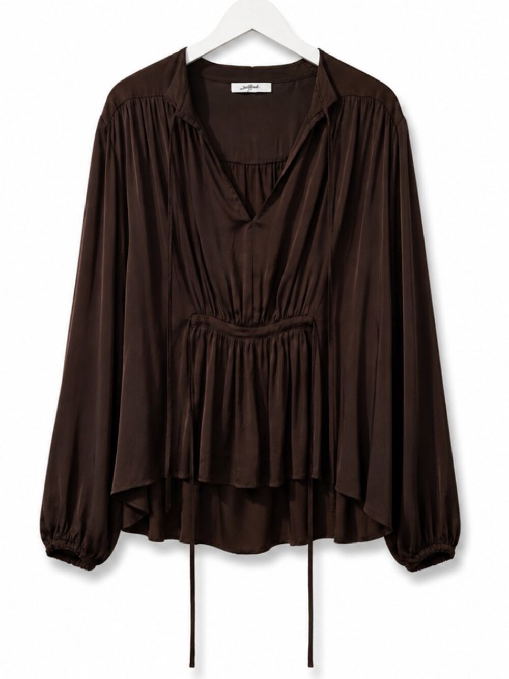 NWT: Saintart Arya Blouse in Chestnut